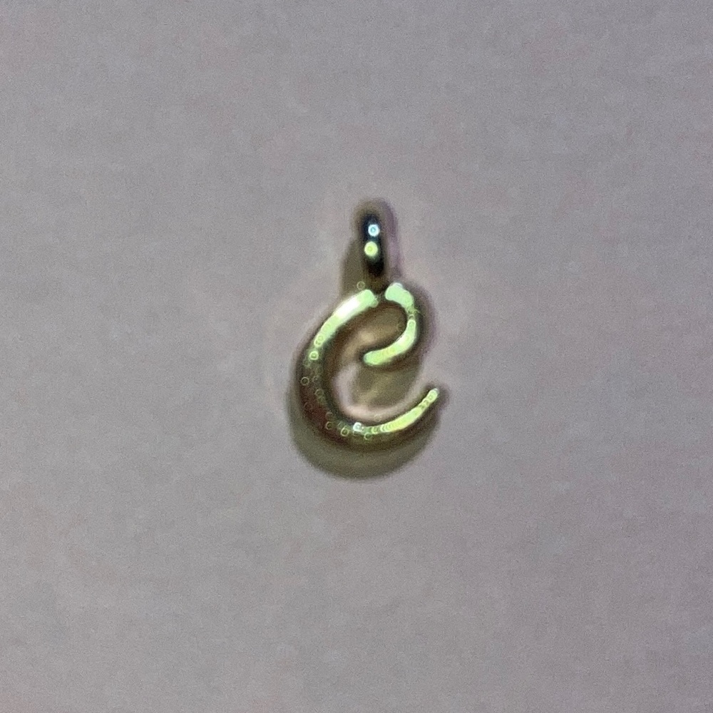 “C” Charm jewelry making Necklace bracelet ring baubles keychain ID tag lanyard